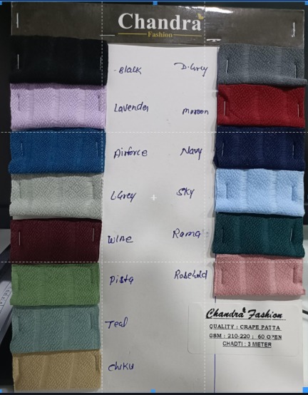 MICRO CRAPE PATTA FABRIC