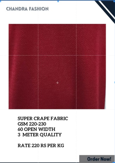 SUPER CRAPE FABRIC